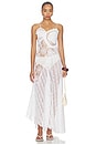 view 1 of 4 ROBE DALIA in White