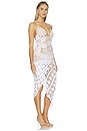 view 2 of 3 Laurita Crochet Dress in White & Beige