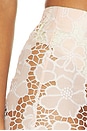 view 7 of 6 Flora Skirt in White in Dusty Rose