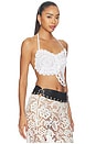 view 2 of 5 Ibiza Crochet Top in White