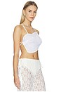 view 2 of 5 Tea Cup Top in White