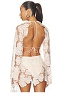 view 1 of 5 Flora Top in White in Dusty Rose