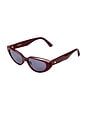 view 2 of 3 Zawe 2 Sunglasses in Ruby Red