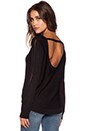 view 1 of 4 Open Back Sweater in Black