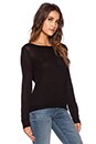 view 3 of 4 Open Back Sweater in Black