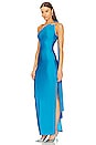 view 3 of 5 X Revolve One Shoulder Cut Out Gown in Blue