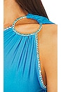 view 5 of 5 X Revolve One Shoulder Cut Out Gown in Blue