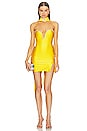 view 1 of 5 X Revolve Strapless Sash Mini Dress in Sunshine Yellow