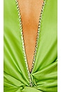 view 4 of 4 X Revolve Halter Gown With Slit in Pear Green