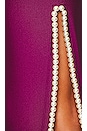 view 5 of 5 x REVOLVE Khriya Pearl Trim Maxi Dress in Cranberry