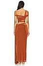 view 4 of 5 Slinky Maxi Dress in Terracotta