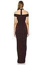 view 3 of 3 Textured Slinky Maxi Dress in Brown