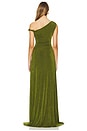 view 3 of 3 Slinky Off The Shoulder Maxi Dress in Khaki