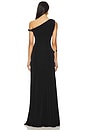 view 3 of 3 One Shoulder Dress in Black