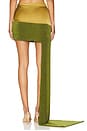 view 4 of 6 Asymmetric Mini Skirt in Khaki