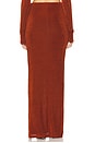 view 4 of 6 Slinky Maxi Skirt in Terracotta