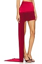 view 2 of 6 ЮБКА МИНИ SKIRT in Burgundy