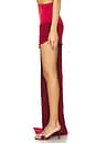 view 3 of 6 ЮБКА МИНИ SKIRT in Burgundy