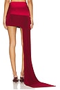 view 4 of 6 ЮБКА МИНИ SKIRT in Burgundy