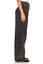 view 3 of 6 Elio Dyed Wide Leg in Black