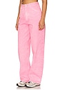 view 4 of 7 Elio Dyed Wide Leg in Bubblegum