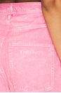 view 7 of 7 Elio Dyed Wide Leg in Bubblegum