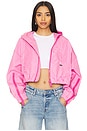 view 1 of 5 Khris Crop Windbreaker in Bubblegum