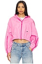 view 2 of 5 Khris Crop Windbreaker in Bubblegum