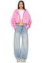 view 5 of 5 Khris Crop Windbreaker in Bubblegum