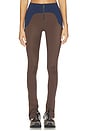 view 1 of 6 Joyce Legging in Brown & Navy
