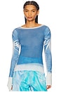 view 1 of 4 Shade Long Sleeve Tee in Tropical Breeze