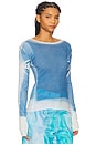 view 2 of 4 Shade Long Sleeve Tee in Tropical Breeze