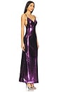 view 3 of 5 Sequins Long Dress in Cassis