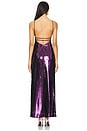 view 4 of 5 Sequins Long Dress in Cassis