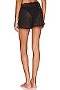 view 3 of 4 Ribbed Intime Lounge Short in Black
