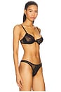 view 2 of 4 Dahlia Lace Demi Bra in Black