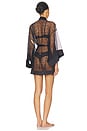 view 4 of 4 PEIGNOIR PETITE in Black