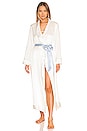 view 1 of 4 PEIGNOIR AMOUR in Ivory & Blue