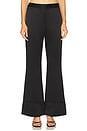 view 1 of 6 Oversized Silk Pant in Black