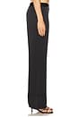 view 3 of 6 Oversized Silk Pant in Black