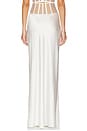 view 4 of 6 Illusion Long Skirt in Ivory