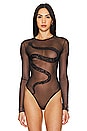 view 2 of 5 Garden Of Eden Bodysuit in Black