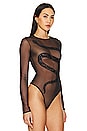 view 3 of 5 Garden Of Eden Bodysuit in Black
