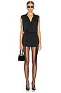 view 1 of 5 Crossover Sleeveless Bodysuit in Black