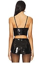view 3 of 5 Sequins Longline Bra in Black