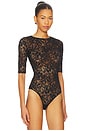 view 3 of 5 Sophie Stretch Lace Bodysuit in Black