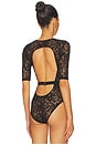 view 4 of 5 Sophie Stretch Lace Bodysuit in Black