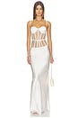 view 4 of 4 Illusion Bustier Top in Ivory