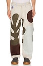 view 4 of 7 Suede Patchwork Pants in Multi