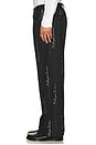 view 2 of 6 Embroidered Ks Pinstripe Suit Bottom in Black